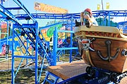 Oktoberfest 2019 Neuheit: "Kinzlers Pirateninsel" - die Familenachterbahn von Willy & Andrea Kinzler